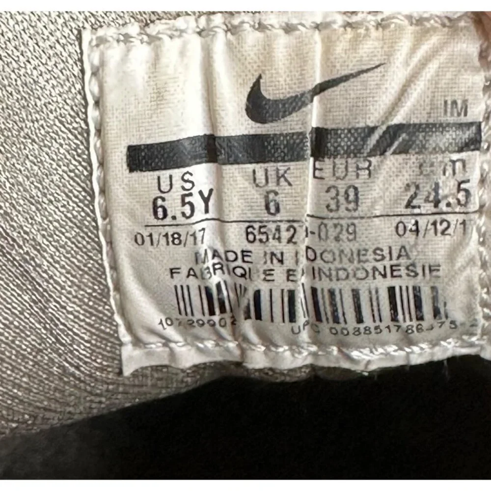 NIKE HUARACHE RUN GS Boys Cobblestone Cobblestone-white-black Youth Size 6.5 - Picture 2 of 7